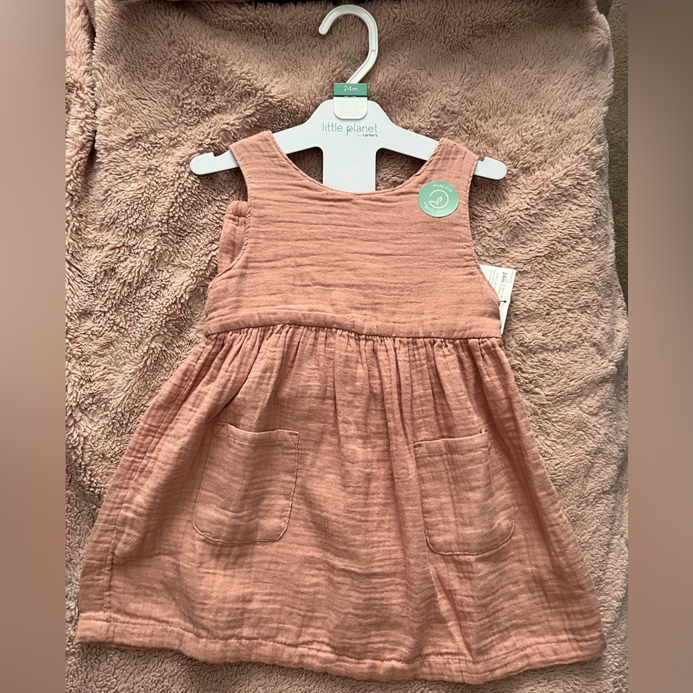 NWT Carter’s Little Planet Dress, size 24mo